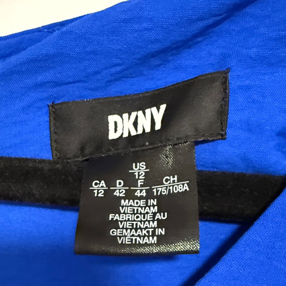 DKNY Vibrant Blue Midi Dress - Picture 2 of 4